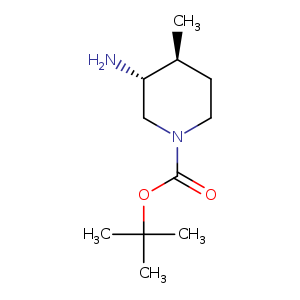 1-Piperidinecarboxylic acid, 3-amino-4-methyl-, 1,1-dimethylethyl ester, (3R,4S)-rel-