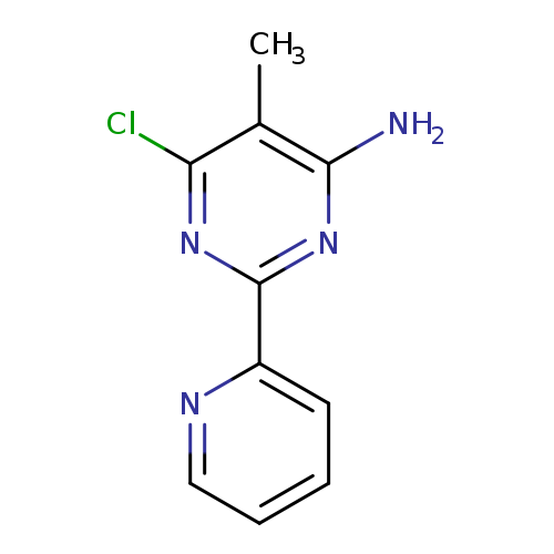 6-chloro-5-methyl-2-(pyridin-2-yl)pyrimidin-4-amine