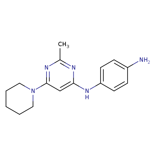 N1-[2-methyl-6-(piperidin-1-yl)pyrimidin-4-yl]benzene-1,4-diamine