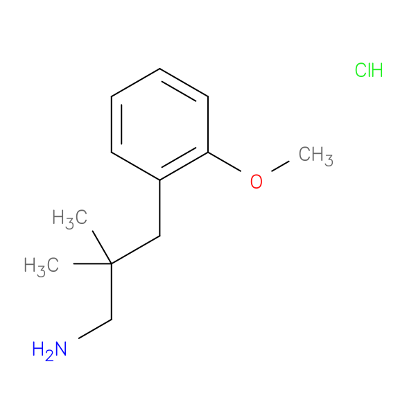 3-(2-methoxyphenyl)-2,2-dimethylpropan-1-amine hydrochloride