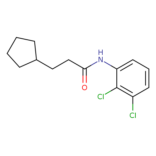3-cyclopentyl-N-(2,3-dichlorophenyl)propanamide