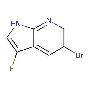 1H-Pyrrolo[2,3-b]pyridine, 5-broMo-3-fluoro-