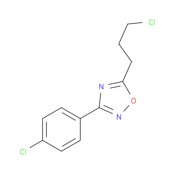 3-(4-chlorophenyl)-5-(3-chloropropyl)-1,2,4-oxadiazole