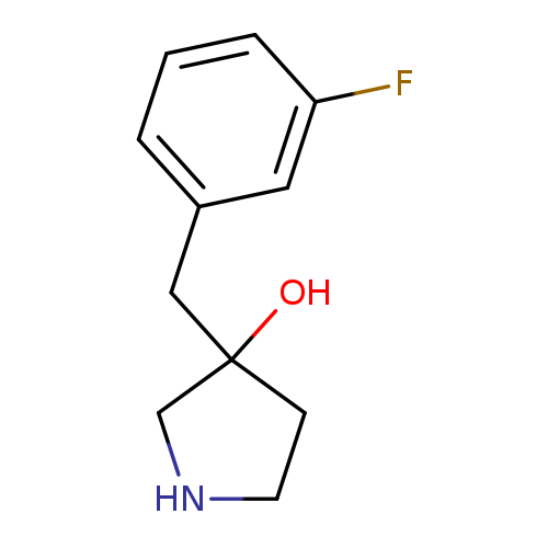 3-[(3-Fluorophenyl)methyl]pyrrolidin-3-ol