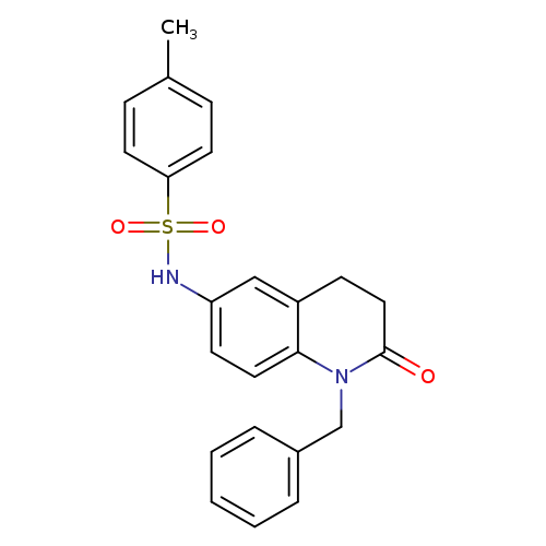 N-(1-benzyl-2-oxo-1,2,3,4-tetrahydroquinolin-6-yl)-4-methylbenzene-1-sulfonamide