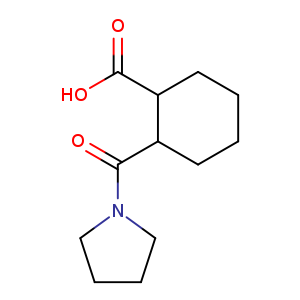2-(Pyrrolidine-1-carbonyl)cyclohexanecarboxylic acid