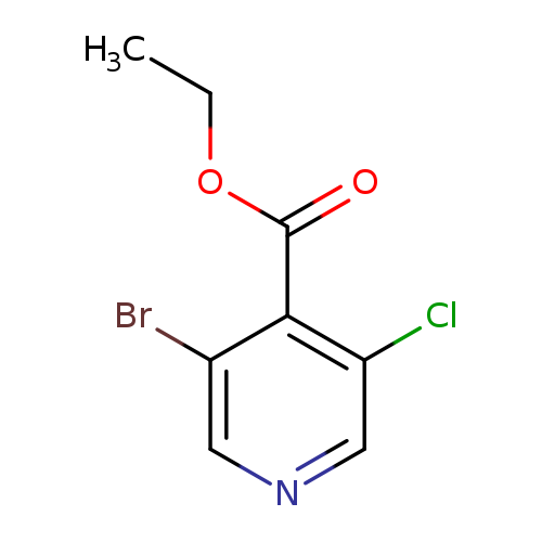 4-Pyridinecarboxylic acid, 3-bromo-5-chloro-, ethyl ester