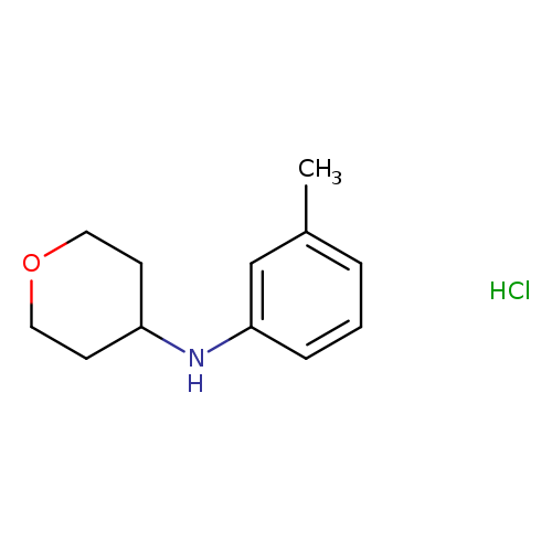 N-(3-methylphenyl)oxan-4-amine hydrochloride