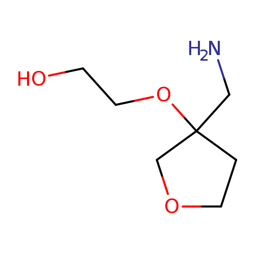 2-{[3-(aminomethyl)oxolan-3-yl]oxy}ethan-1-ol