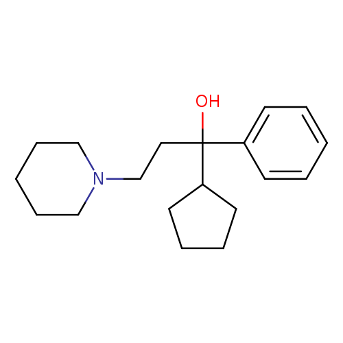 1-Piperidinepropanol, a-cyclopentyl-a-phenyl-