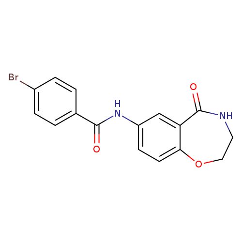 4-bromo-N-(5-oxo-2,3,4,5-tetrahydro-1,4-benzoxazepin-7-yl)benzamide