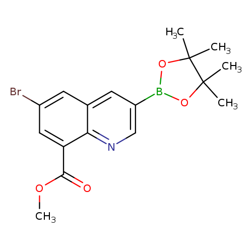 Methyl 6-bromo-3-(tetramethyl-1,3,2-dioxaborolan-2-yl)quinoline-8-carboxylate