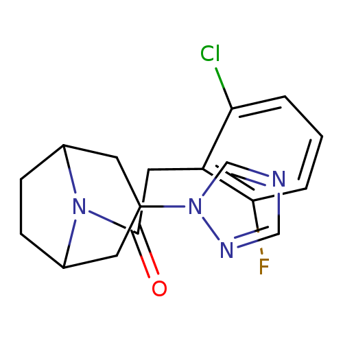 2-(2-chloro-6-fluorophenyl)-1-[3-(1H-1,2,4-triazol-1-yl)-8-azabicyclo[3.2.1]octan-8-yl]ethan-1-one