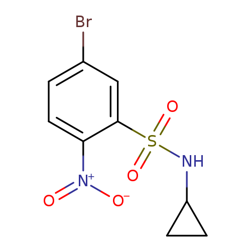 5-bromo-N-cyclopropyl-2-nitrobenzene-1-sulfonamide