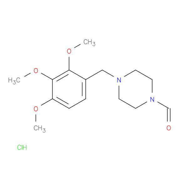 4-(2,3,4-Trimethoxybenzyl)-1-piperazinecarboxaldehyde hydrochloride