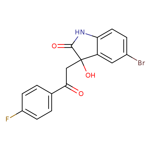 5-bromo-3-[2-(4-fluorophenyl)-2-oxoethyl]-3-hydroxy-1,3-dihydro-2H-indol-2-one