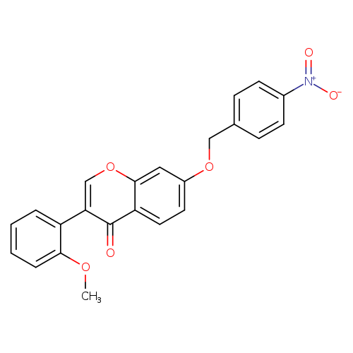 3-(2-methoxyphenyl)-7-[(4-nitrophenyl)methoxy]-4H-chromen-4-one