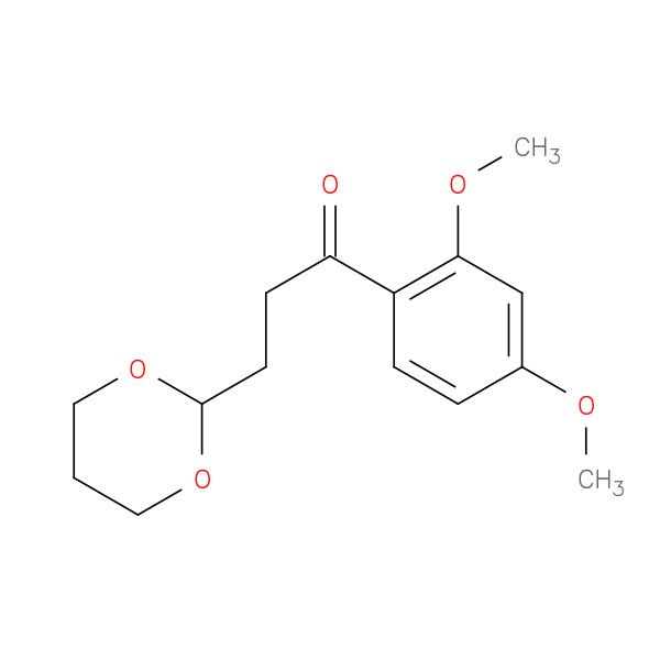 2',4'-Dimethoxy-3-(1,3-dioxan-2-yl)propiophenone