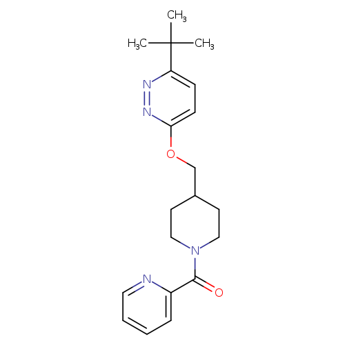 3-tert-butyl-6-{[1-(pyridine-2-carbonyl)piperidin-4-yl]methoxy}pyridazine