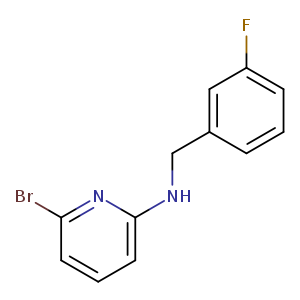 2-Pyridinamine, 6-bromo-N-[(3-fluorophenyl)methyl]-