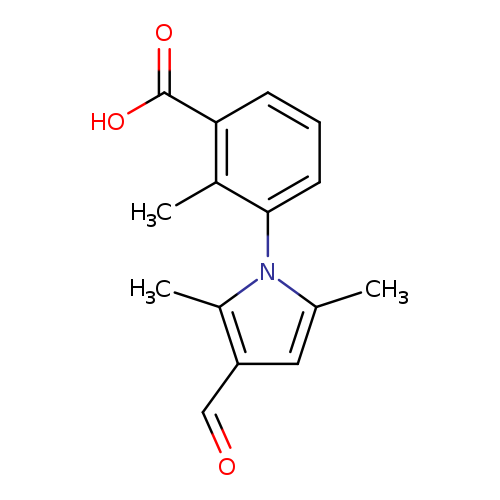 3-(3-Formyl-2,5-dimethyl-1H-pyrrol-1-yl)-2-methylbenzoic acid