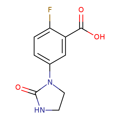 2-fluoro-5-(2-oxoimidazolidin-1-yl)benzoic acid