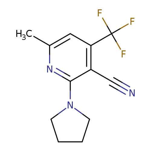6-Methyl-2-(1-pyrrolidinyl)-4-(trifluoromethyl)nicotinonitrile
