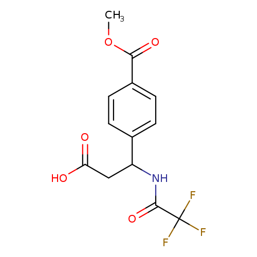 3-[4-(Methoxycarbonyl)phenyl]-3-[(2,2,2-trifluoroacetyl)amino]propanoic acid