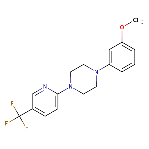 1-(3-methoxyphenyl)-4-[5-(trifluoromethyl)pyridin-2-yl]piperazine