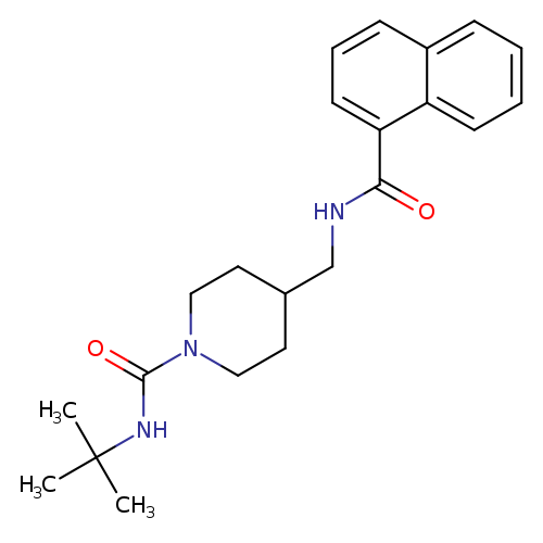 N-tert-butyl-4-{[(naphthalen-1-yl)formamido]methyl}piperidine-1-carboxamide