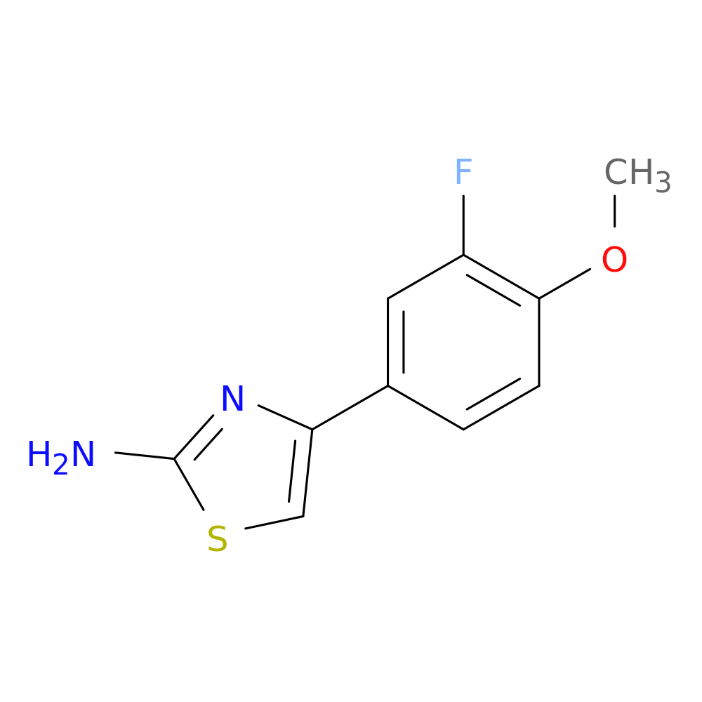 4-(3-Fluoro-4-methoxyphenyl)thiazol-2-amine