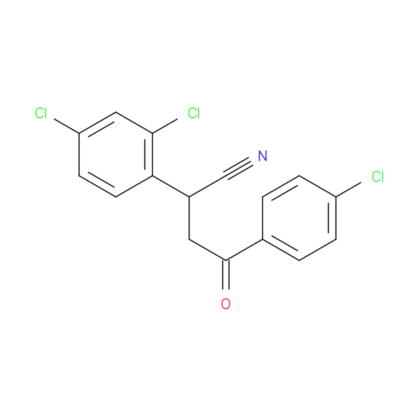 4-(4-chlorophenyl)-2-(2,4-dichlorophenyl)-4-oxobutanenitrile