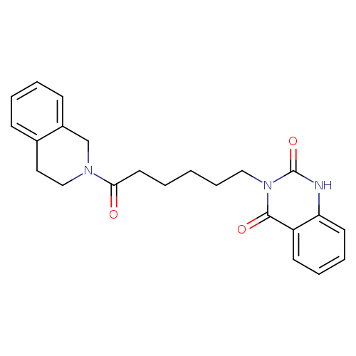 3-[6-oxo-6-(1,2,3,4-tetrahydroisoquinolin-2-yl)hexyl]-1,2,3,4-tetrahydroquinazoline-2,4-dione