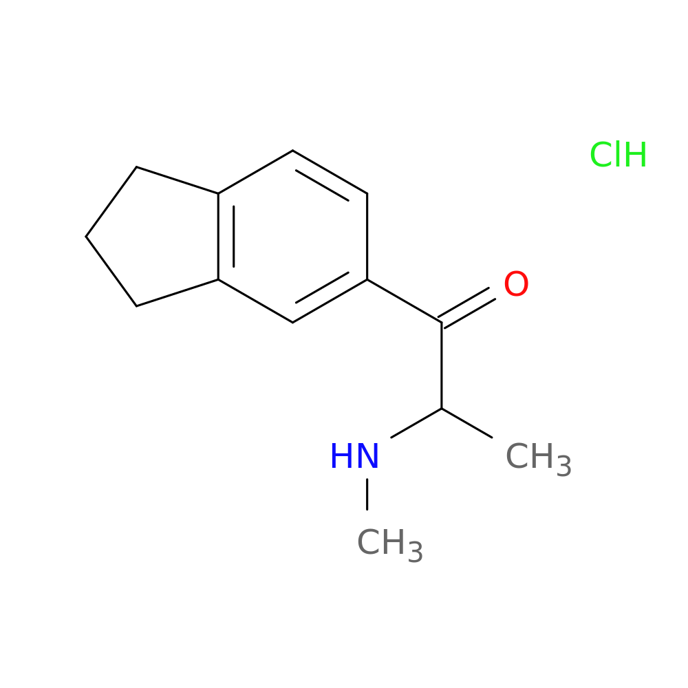 1-(2,3-dihydro-1H-inden-5-yl)-2-(methylamino)propan-1-one hydrochloride