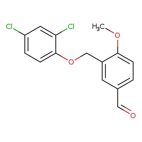 3-((2,4-Dichlorophenoxy)methyl)-4-methoxybenzaldehyde