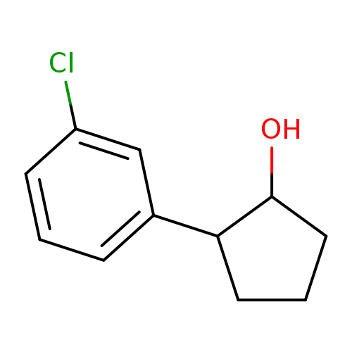 2-(3-chlorophenyl)cyclopentan-1-ol
