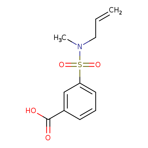 3-[methyl(prop-2-en-1-yl)sulfamoyl]benzoic acid