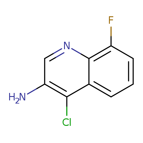 4-chloro-8-fluoroquinolin-3-amine