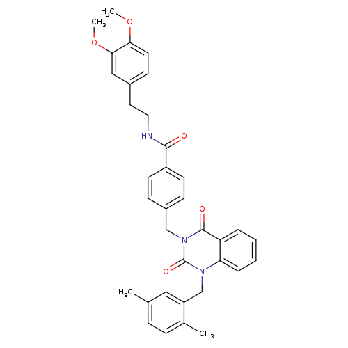 N-[2-(3,4-dimethoxyphenyl)ethyl]-4-({1-[(2,5-dimethylphenyl)methyl]-2,4-dioxo-1,2,3,4-tetrahydroquinazolin-3-yl}methyl)benzamide