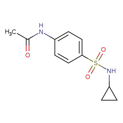 Acetamide, N-[4-[(cyclopropylamino)sulfonyl]phenyl]-