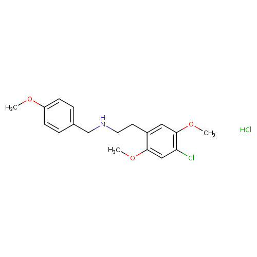 4-chloro-2,5-dimethoxy-N-[(4-methoxyphenyl)methyl]-benzeneethanamine, monohydrochloride