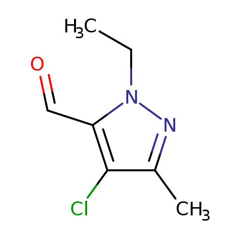 4-Chloro-1-ethyl-3-methyl-1H-pyrazole-5-carbaldehyde