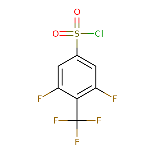 3,5-difluoro-4-(trifluoromethyl)benzene-1-sulfonyl chloride