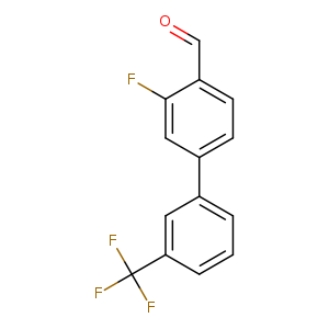 2-fluoro-4-[3-(trifluoromethyl)phenyl]benzaldehyde