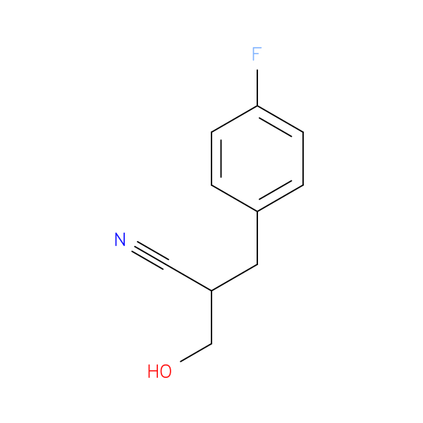2-[(4-fluorophenyl)methyl]-3-hydroxypropanenitrile