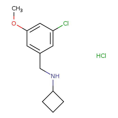 N-(3-chloro-5-methoxybenzyl)cyclobutanamine hydrochloride