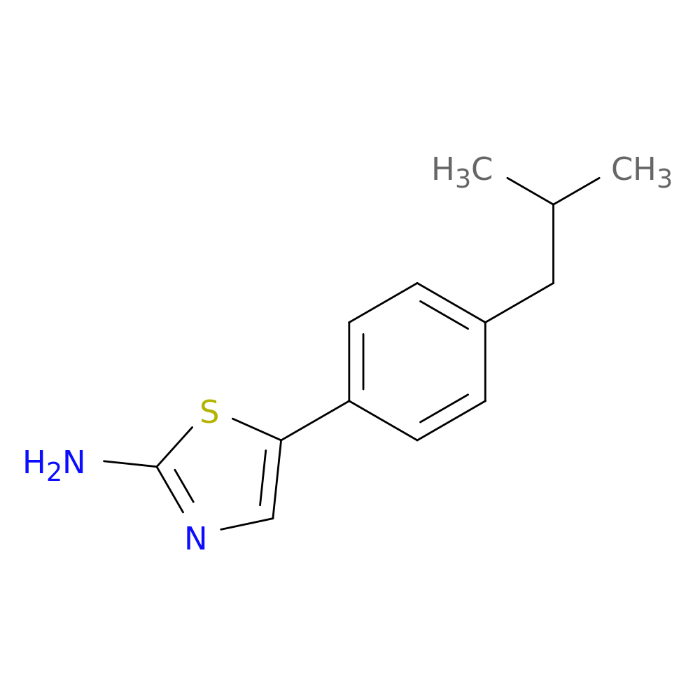 5-(4-Isobutylphenyl)thiazol-2-amine