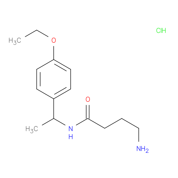 4-amino-N-[1-(4-ethoxyphenyl)ethyl]butanamide hydrochloride