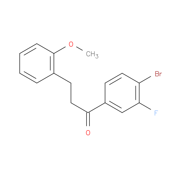 4'-Bromo-3'-fluoro-3-(2-methoxyphenyl)propiophenone