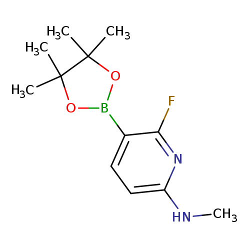 6-fluoro-N-methyl-5-(4,4,5,5-tetramethyl-1,3,2-dioxaborolan-2-yl)pyridin-2-amine